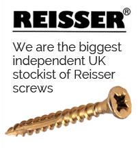 Reisser - We are the biggest independent UK stockist of Reisser screws