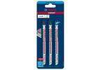 Bosch Jigsaw Blade T341HM Fibre and Plaster 3pk