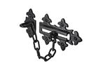 Fleur De Lys Black Antique Door Chain