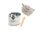 String Mop and Galvanised Bucket