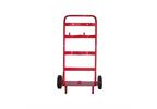 Double Fire Extinguisher Trolley