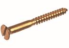 Brass Countersunk Slotted Woodscrew