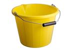 Contractors Builders Bucket Yellow