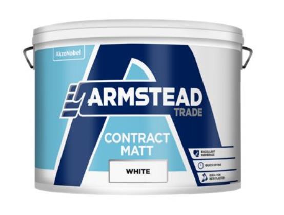 Contractors Matt White Emulsion Paint - Wessex Fixings