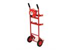 Double Fire Extinguisher Trolley with Fire Bell