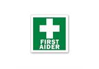 First Aider Hard Hat Sticker