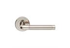 Quaranta Lever on Rose   Polished / Satin Nickel