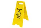 Warning Wet Floor A Board