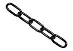 Zinc Plated Black Japan Chain